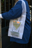 Dandelion Embroidered Organza Tote Bag