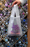 Haberdashery Embroidered Organza Tote Bag