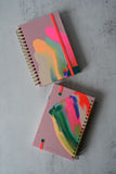 Carnet de notes Palmita A6 peint à la main