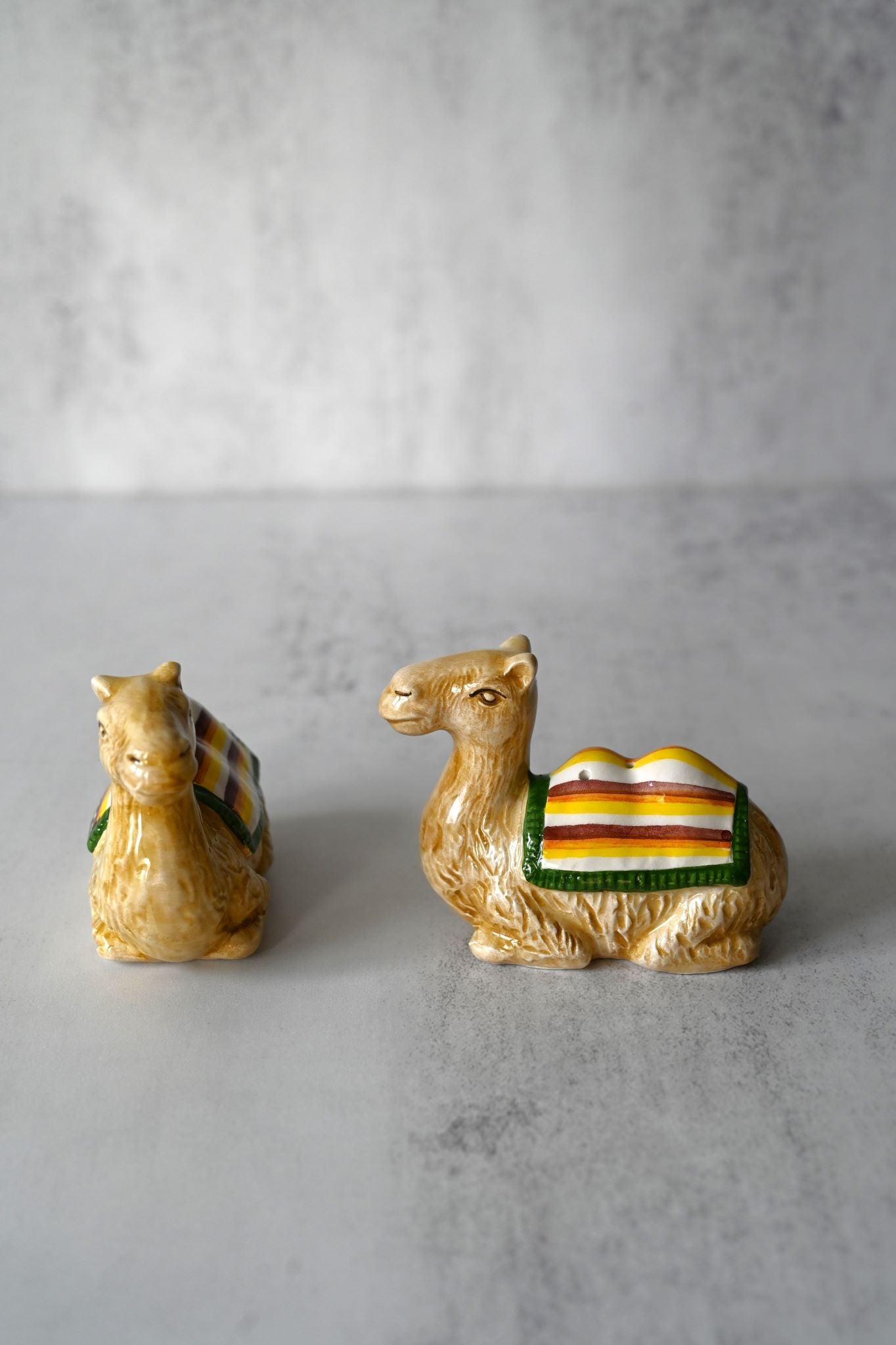 Hand-painted Camel Salt and Pepper Sets
