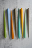 Coloured Matte Taper Candles