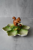 Hand-Painted Squirrel Snack Bowl