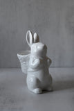 Small White Porcelain Easter Bunny Decoration