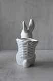 Small White Porcelain Easter Bunny Decoration