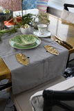 Grey Bunny Cotton Table Runner