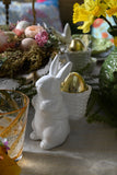 Small White Porcelain Easter Bunny Decoration