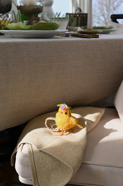 Set of Six Easter Chick Napkin Rings