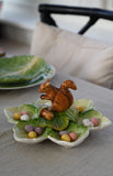 Hand-Painted Squirrel Snack Bowl