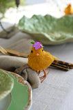 Set of Six Easter Chick Napkin Rings