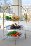 Three Tier Scalloped Cake Stand