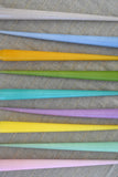 Coloured Lacquer Taper Candles