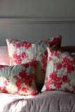 Natural Fuschia Floral Cushion Collection