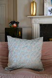 Pale Blue Tulip Floral Cushion Collection