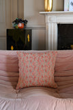 Natural and Coral Sycamore Cushion Collection