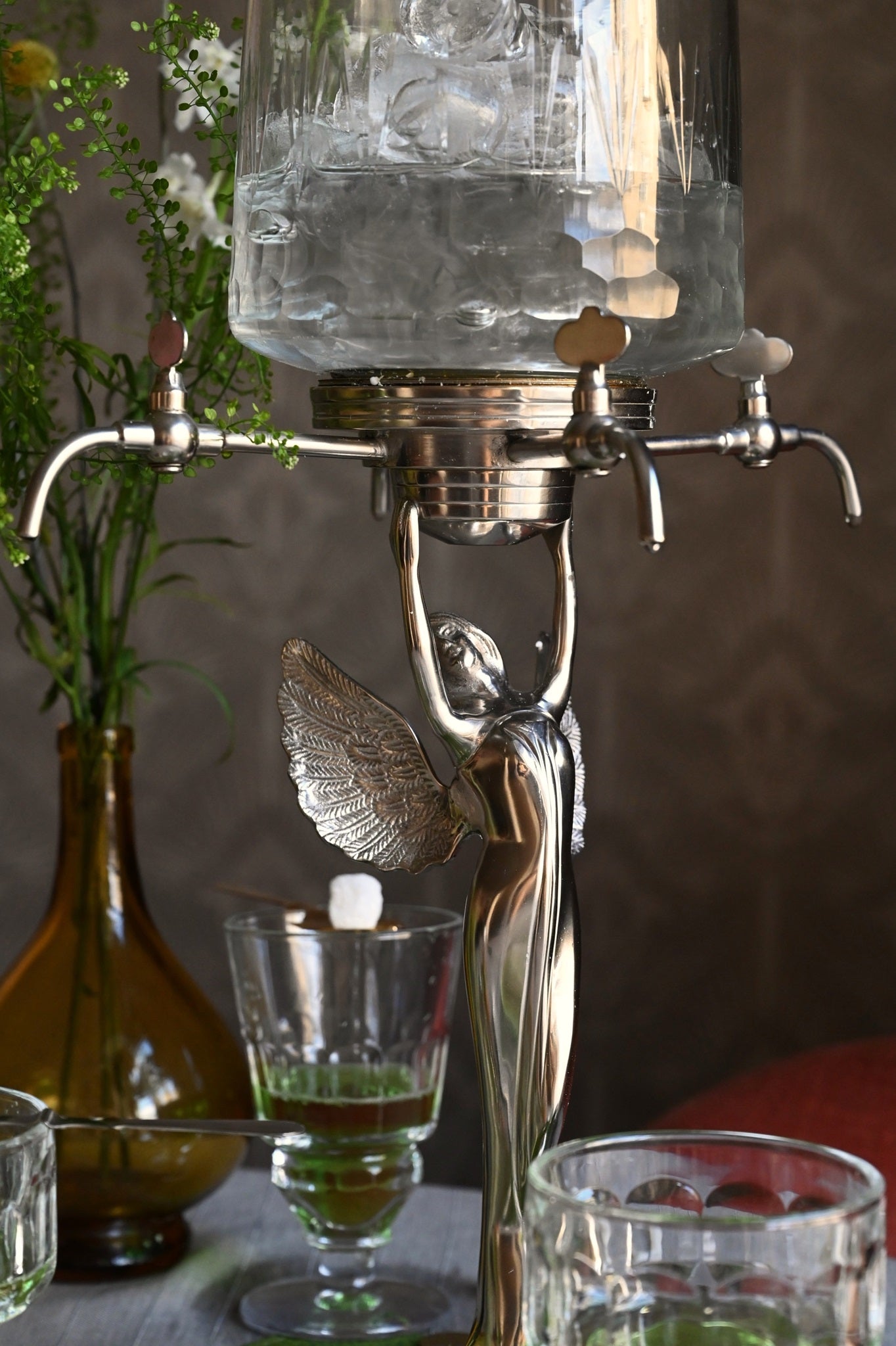 Set of Two Traditional Absinthe Glasses