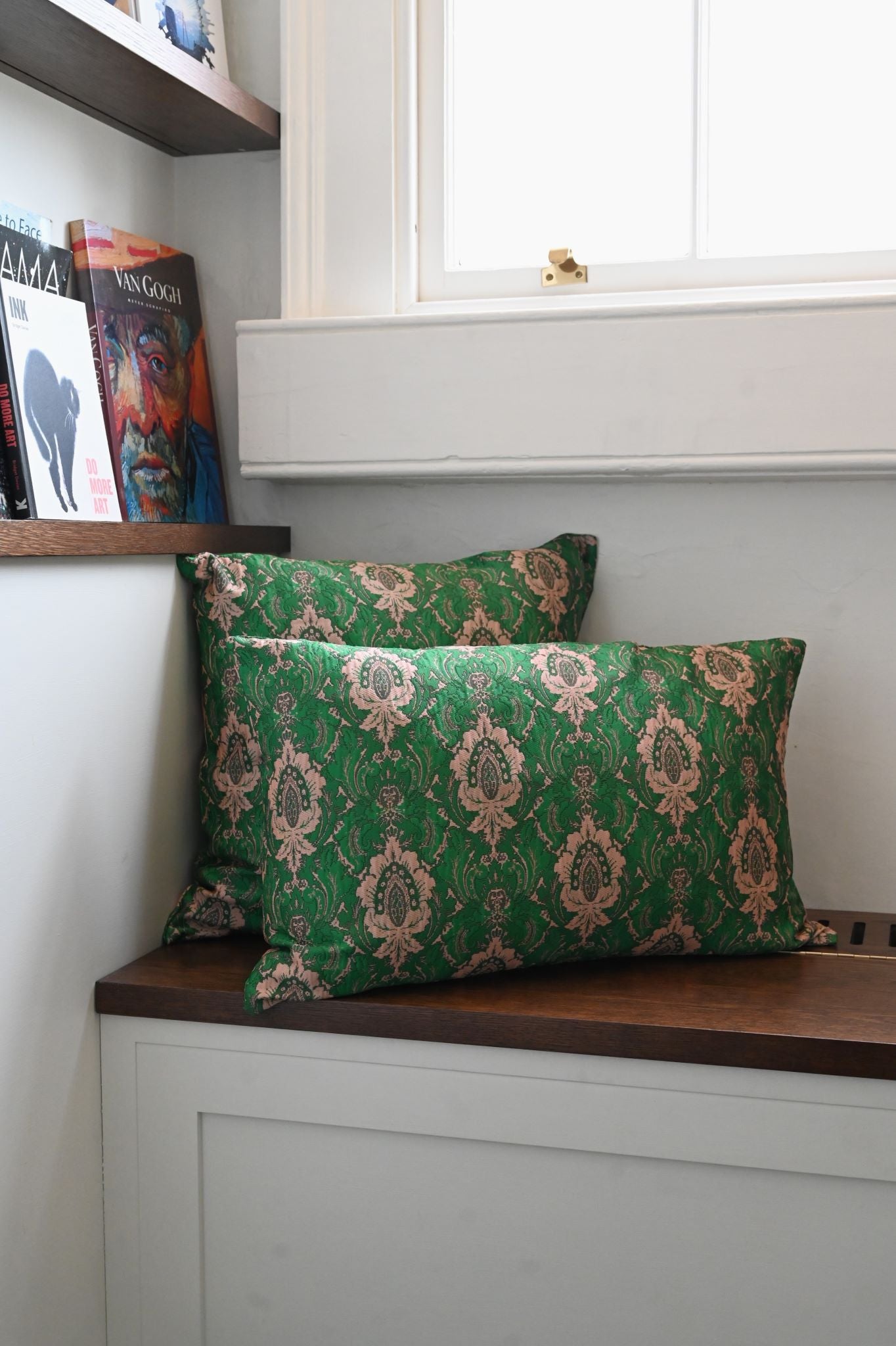 Green Brocade Cushion Collection