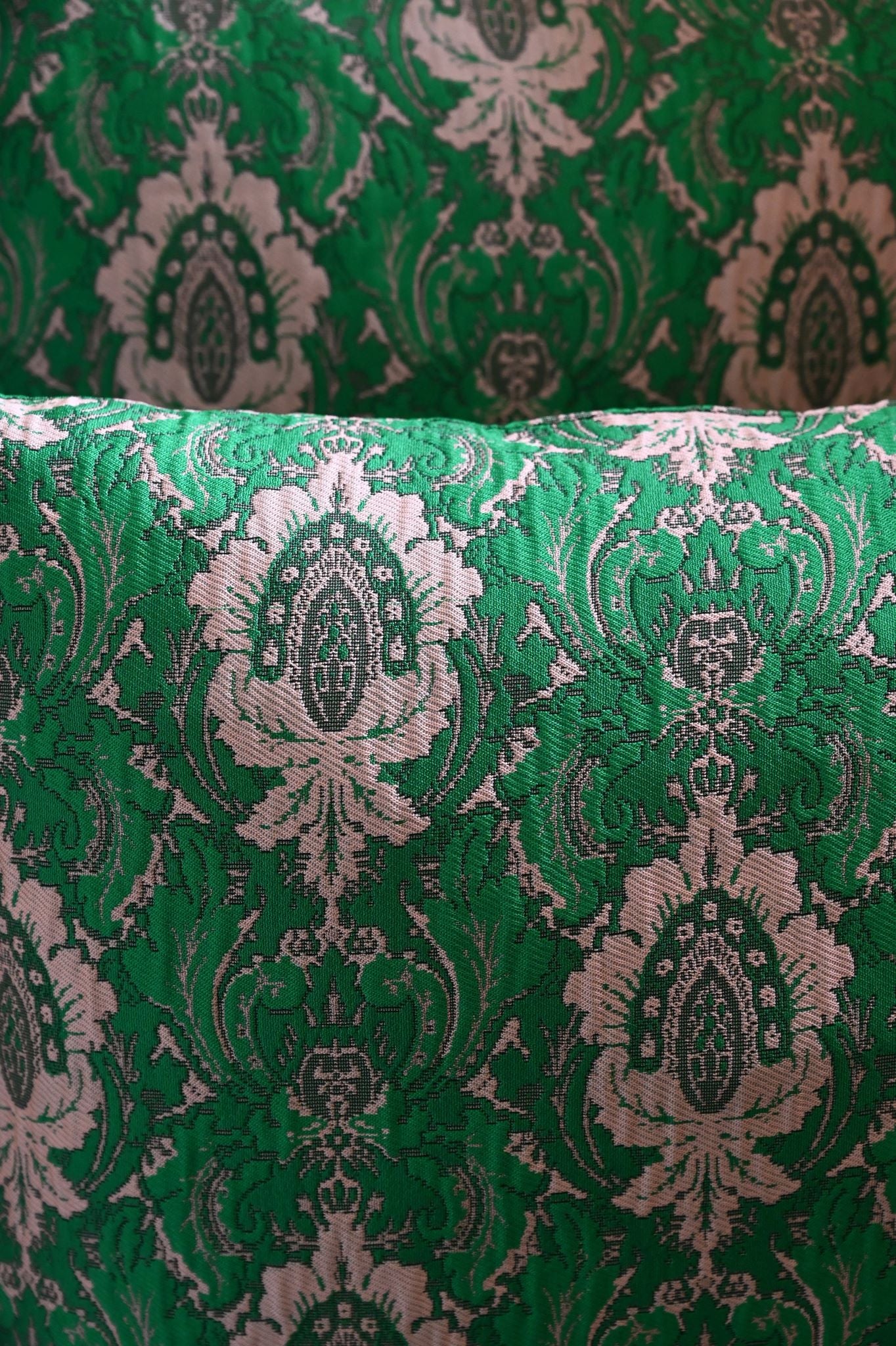 Green Brocade Cushion Collection