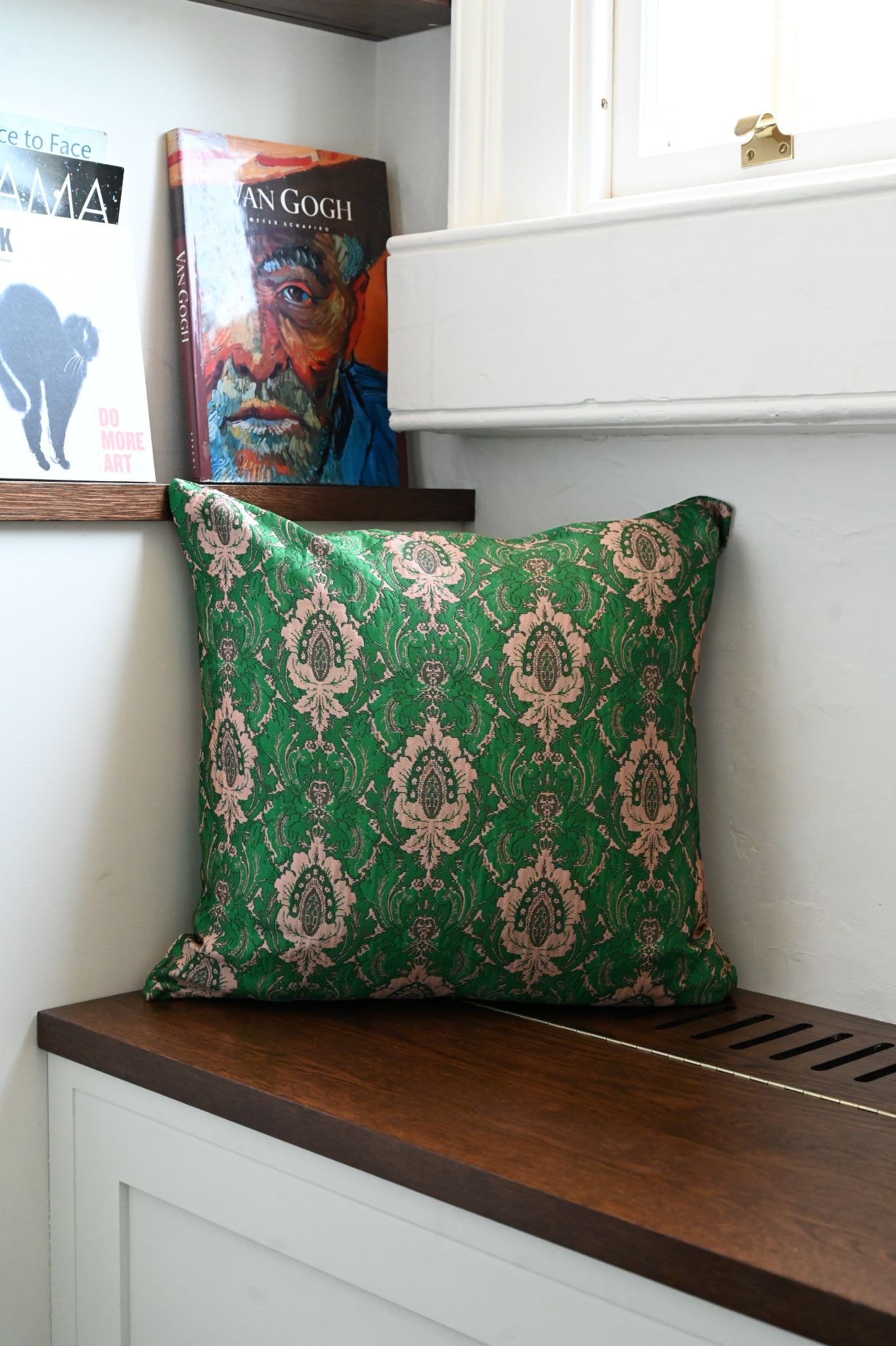 Green Brocade Cushion Collection