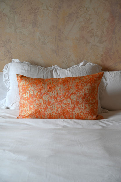 Orange and Gold Shimmer Cushion Collection