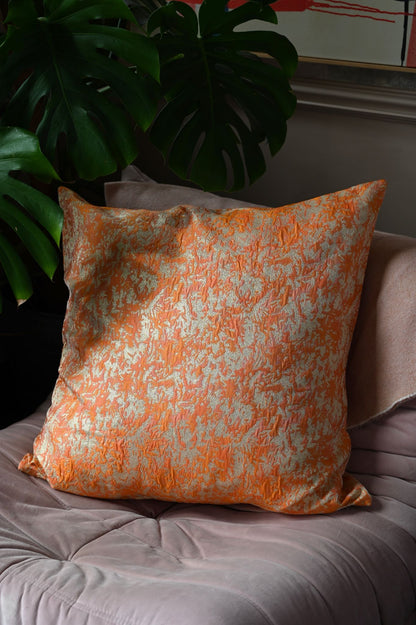 Orange and Gold Shimmer Cushion Collection