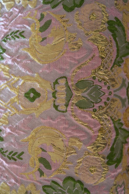 Pink and Gold Brocade Cushion Collection