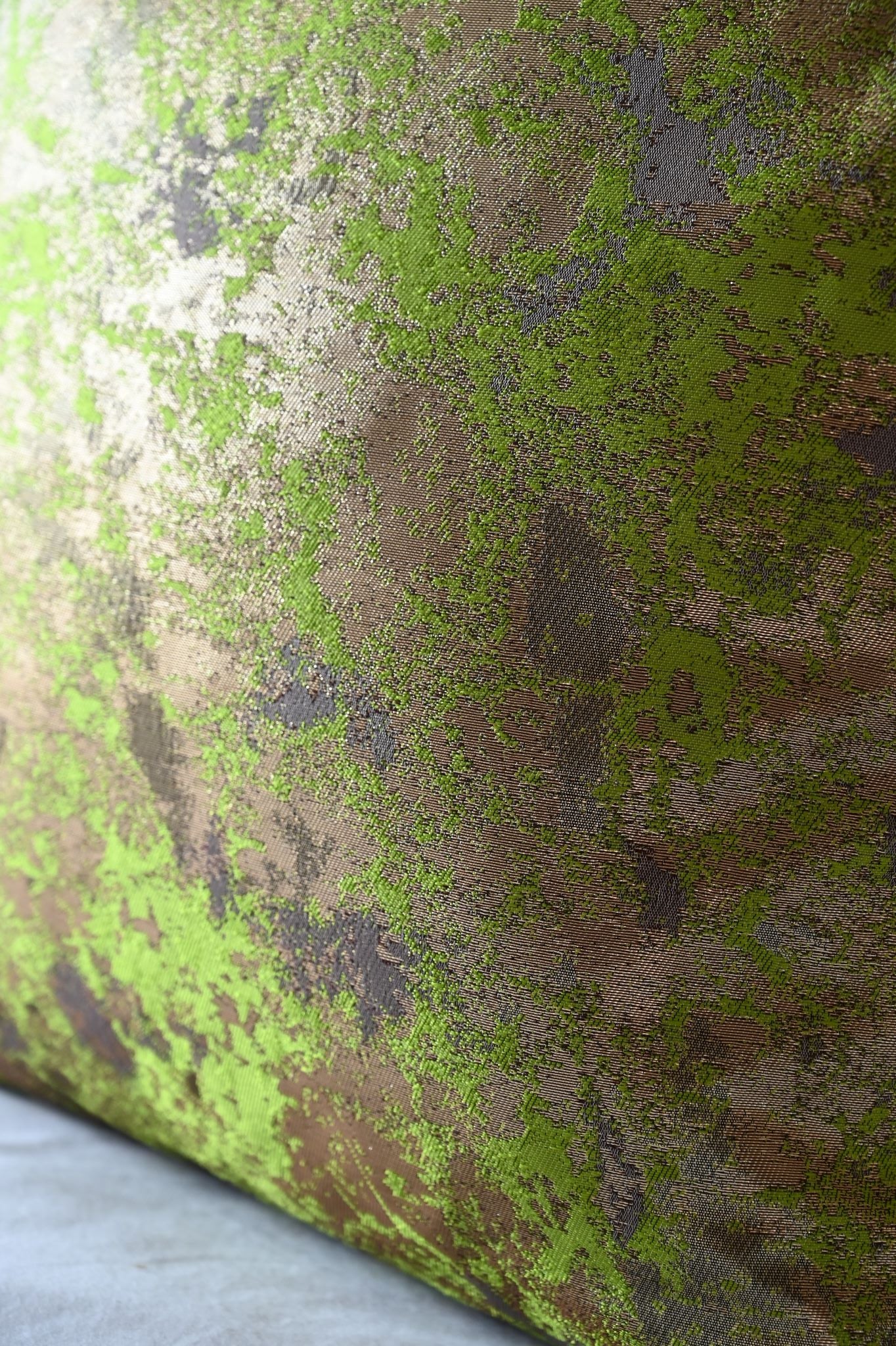 Green Snakeskin Glitch Cushion Collection