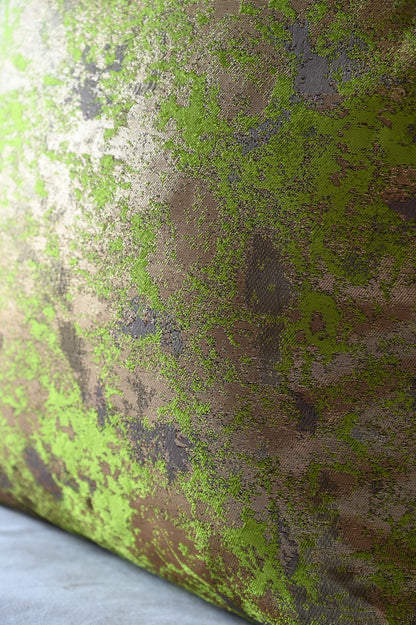 Green Snakeskin Glitch Cushion Collection