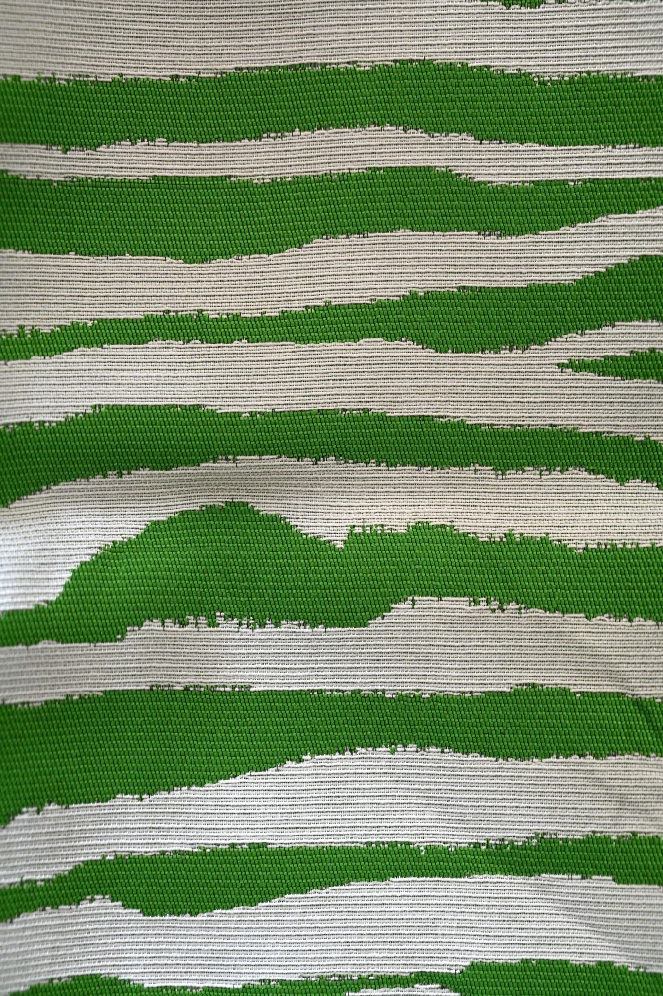 Green Zebra Stripe Cushion Collection