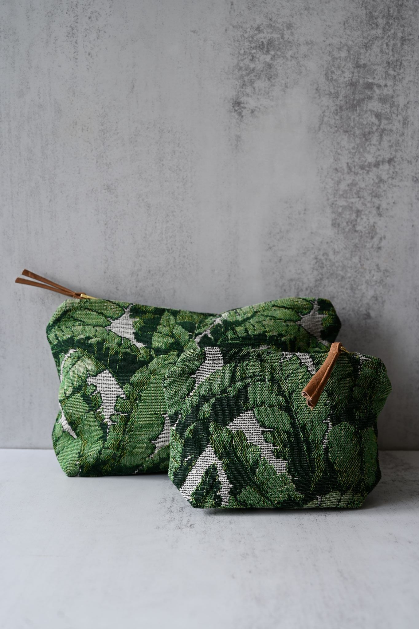 Green Jungle Pouches