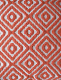 Orange Woven Diamond Cushion Collection