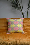 Pink and Natural Soundwave Cushion Collection