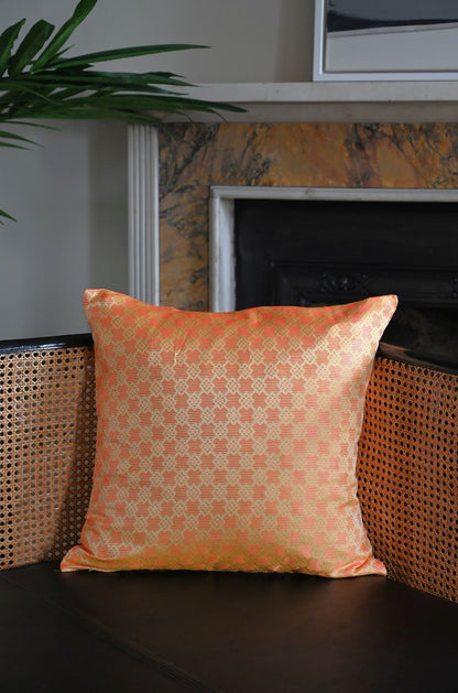 Orange Harlequin Diamond Cushion Collection