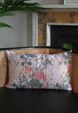 Pink and Sage Green Splatter Floral Cushion Collection