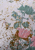 Pink and Sage Green Splatter Floral Cushion Collection