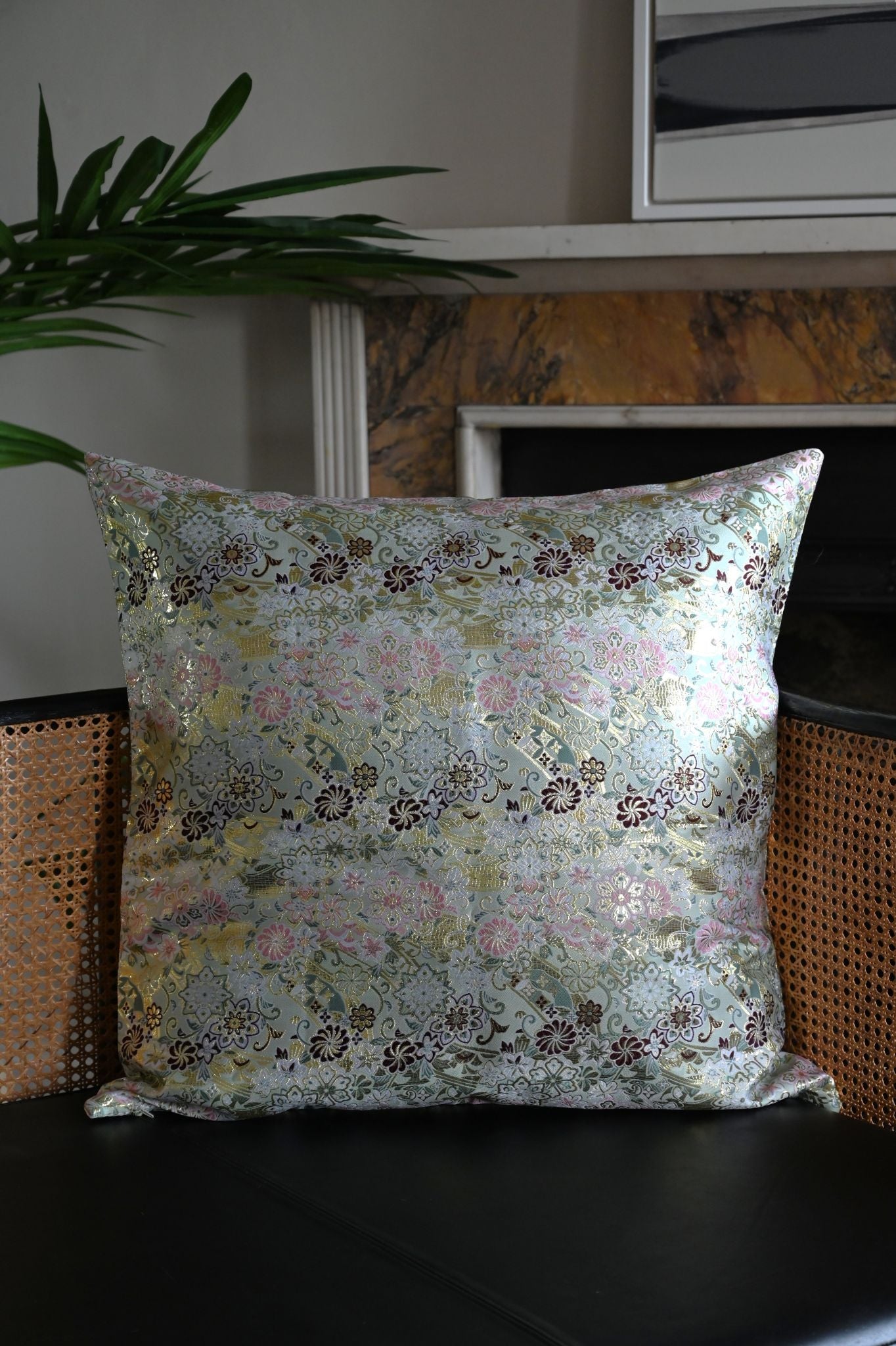 Sage Green & Pink Chintz Cushion Collection