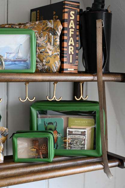 Pochettes d'emballage pour valises vertes