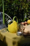 Gold Net Clear Glass Tea Light Holder