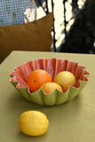 Orange Sunflower Wave Edge Bowls