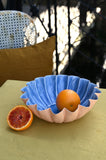 Blue Daisy Wave Edge Bowls
