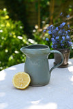 Large Handmade Welsh Blue Ceramic Jug