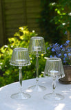 Clear Glass Lamp Shade Tea Light Holders