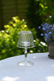 Clear Glass Lamp Shade Tea Light Holders
