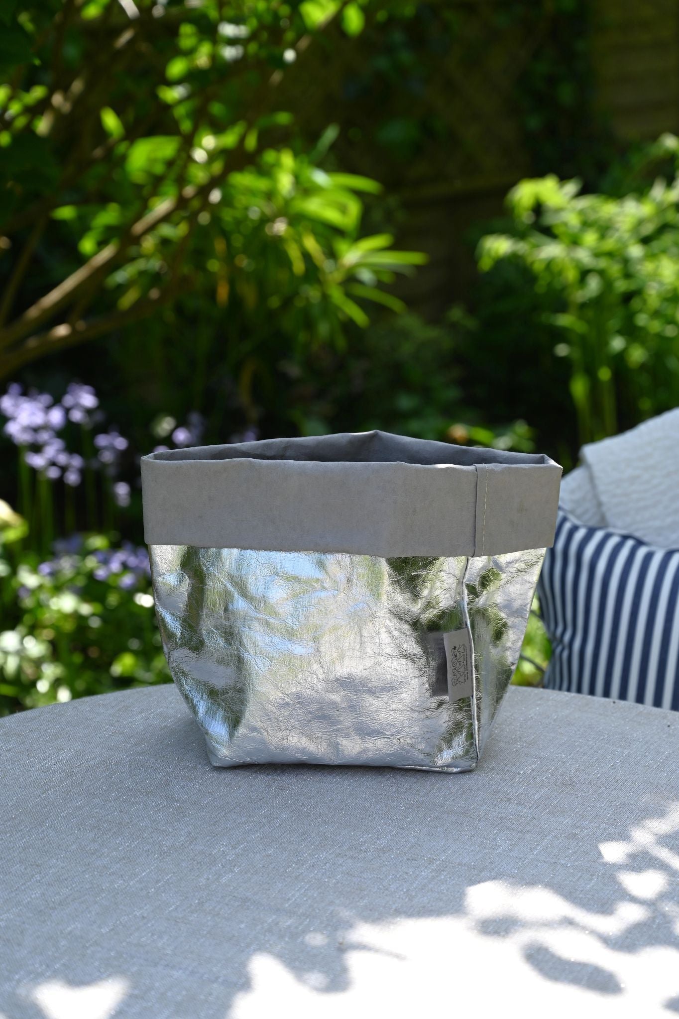 Sac en Papier Uashmama Moyen - Argent