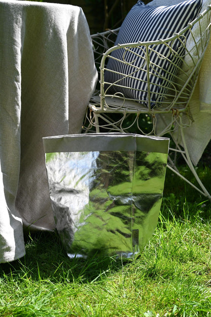 Uashmama Extra Large Silver Paper Bag