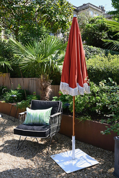 Premium Sirenuse Roter Strandsonnenschirm 
