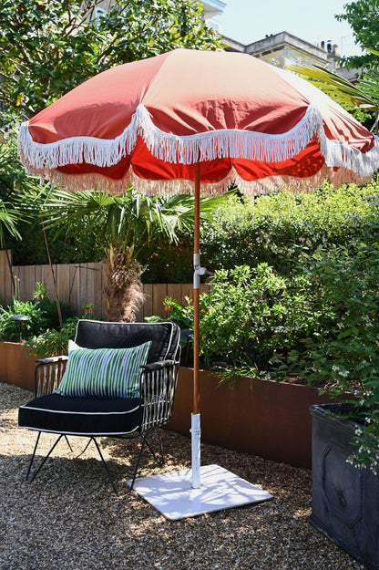 Premium Sirenuse Roter Strandsonnenschirm 