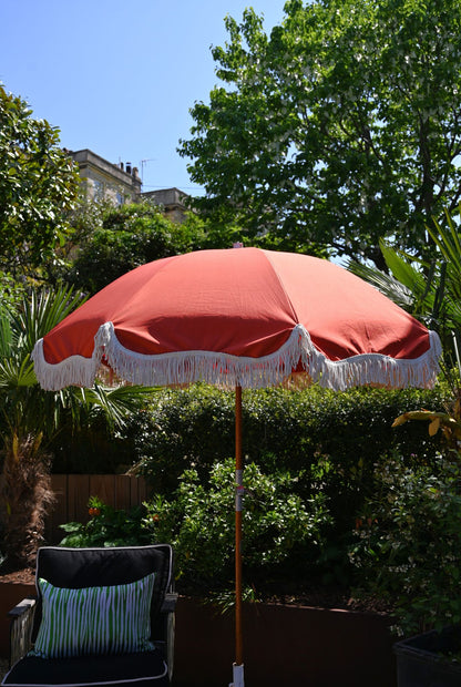 Premium Sirenuse Roter Strandsonnenschirm 