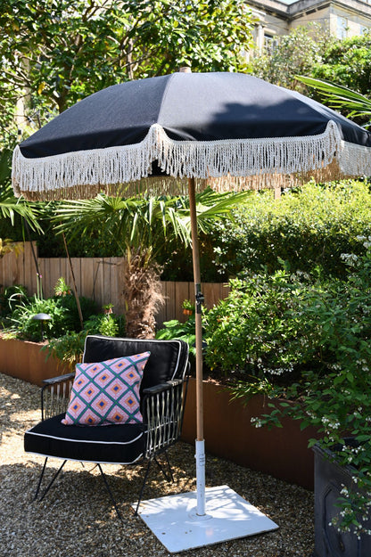 Diana Black Beach Parasol
