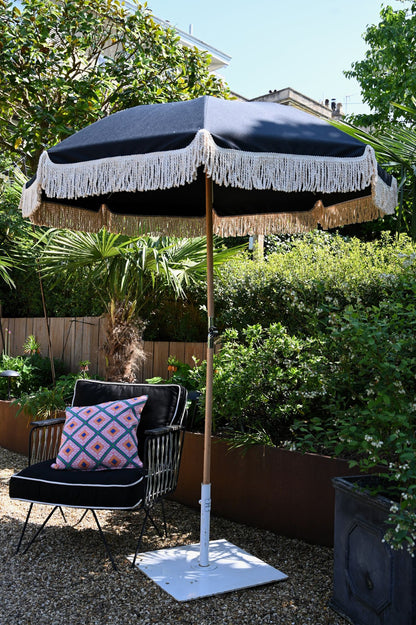 Diana Black Beach Parasol