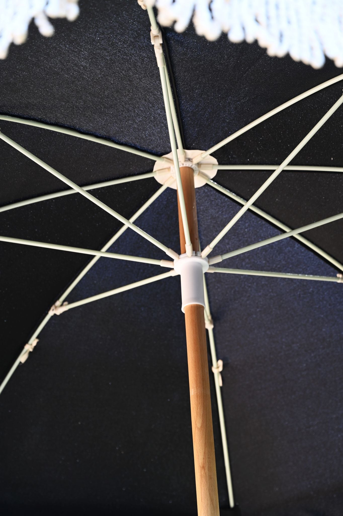 Diana Black Beach Parasol